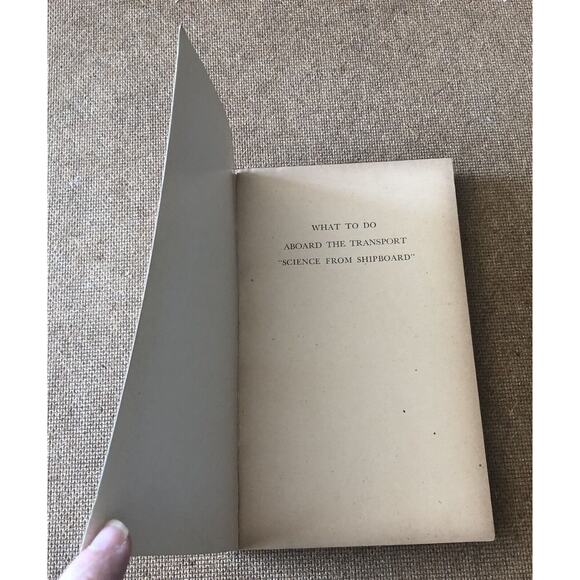 Vintage 1943 WWII Shipboard Science Ocean Transport SC Book The Infantry Journal - Picture 9 of 16